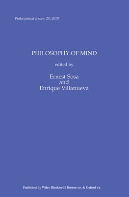Philosophy of Mind, Volume 20 1
