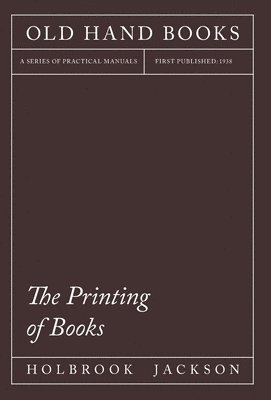 Printing Of Books