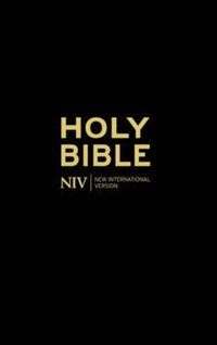 bokomslag Niv thinline black hardback bible