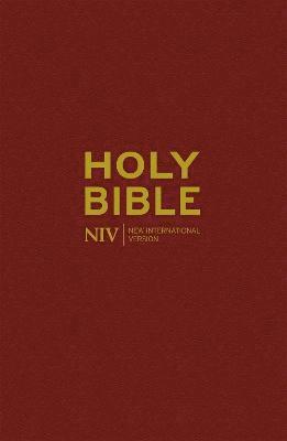 New International Version - NIV Popular Burgundy Hardback Bible, Inbunden