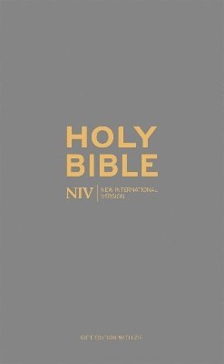 NIV Pocket Charcoal Soft-tone Bible with Zip 1