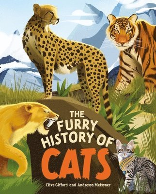 Clive Gifford - Furry History of Cats, Inbunden
