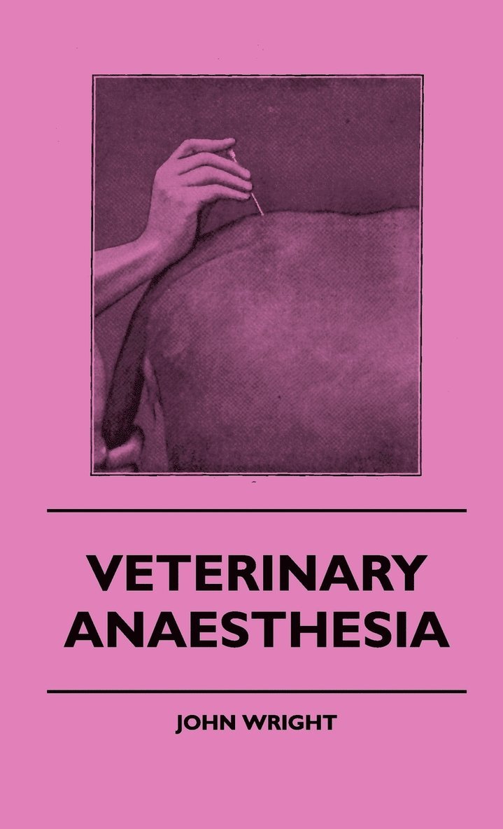 Veterinary Anaesthesia 1