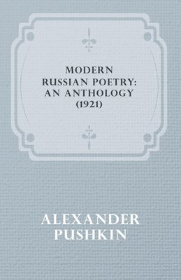 bokomslag Modern Russian Poetry