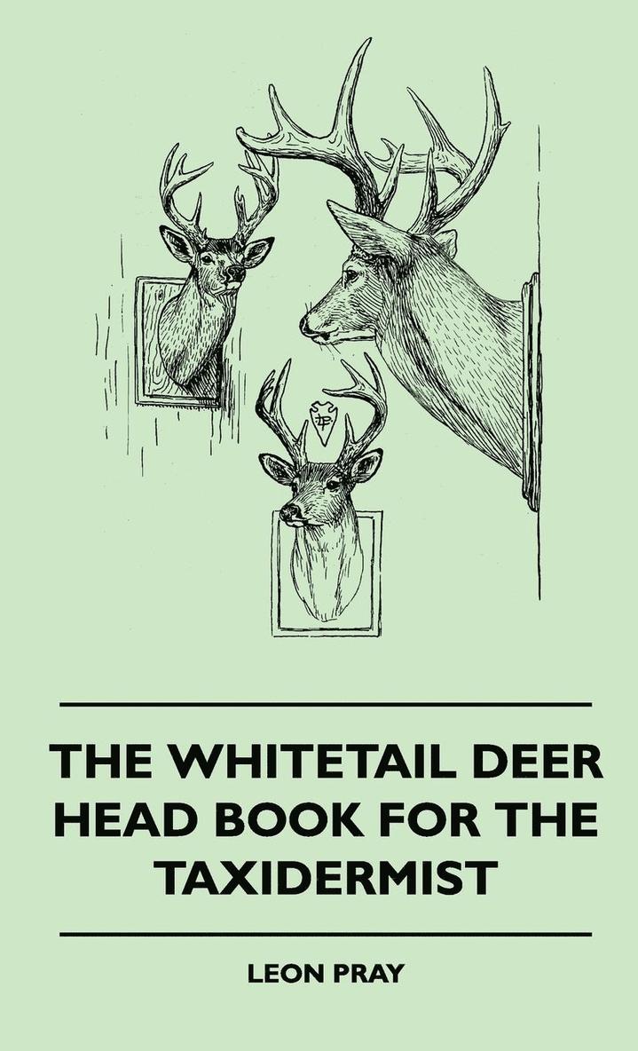 Whitetail Deer Head Book For The Taxidermist