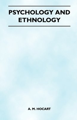 Psychology And Ethnology (Folklore History Series) 1