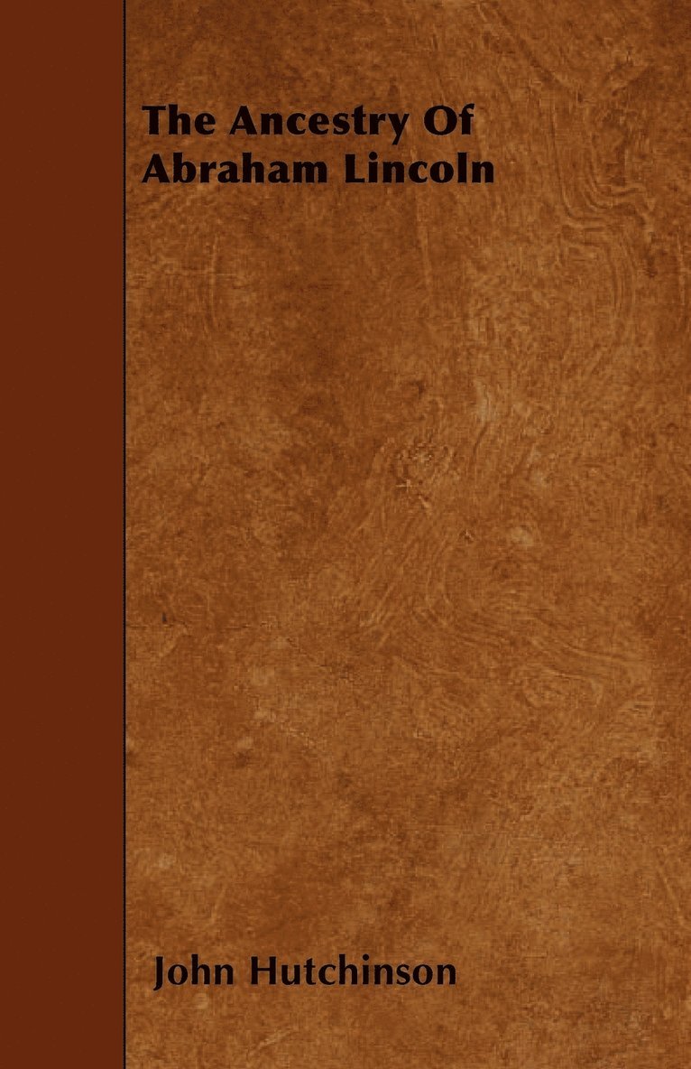 Ancestry Of Abraham Lincoln