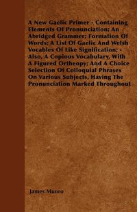 bokomslag A New Gaelic Primer - Containing Elements Of Pronunciation; An Abridged Grammer; Formation Of Words; A List Of Gaelic And Welsh Vocables Of Like Signification; - Also, A Copious Vocabulary, With A