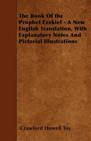 Crawford Howell Toy - Book Of the Prophet Ezekiel - A New English Translation, With Explanatory Notes And Pictorial Illustrations, Häftad
