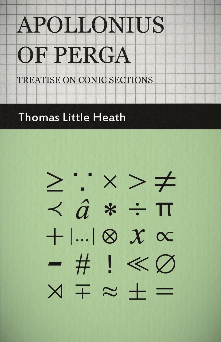 Apollonius Of Perga - Treatise On Conic Sections 1