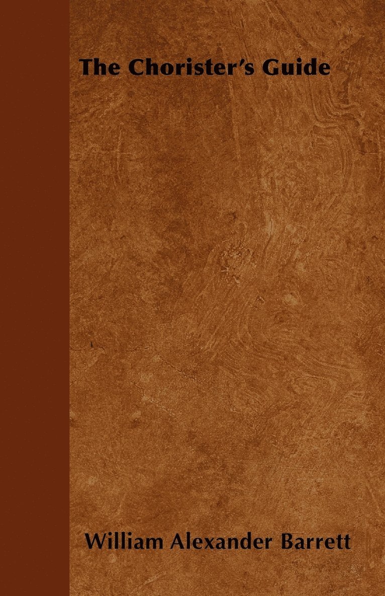 Chorister's Guide