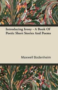 bokomslag Introducing Irony - A Book Of Poetic Short Stories And Poems