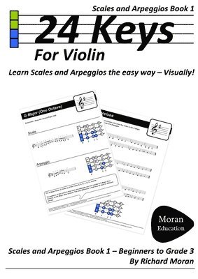 bokomslag 24 Keys Scales and Arpeggios for Violin - Book 1
