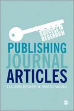 Lucinda Becker, Pam Denicolo - Publishing Journal Articles, Inbunden