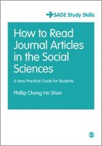 How to Read Journal Articles in the Social Sciences