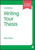 Paul Oliver - Writing Your Thesis, Häftad