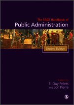 B. Guy Peters, Jon Pierre - The SAGE Handbook of Public Administration, Häftad