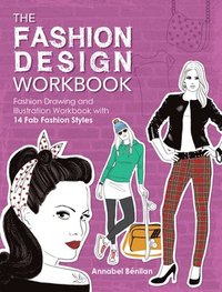bokomslag Fashion design workbook - fashion drawing and illustration workbook with 14