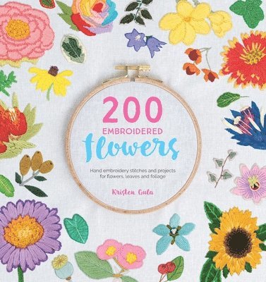 bokomslag 200 Embroidered Flowers