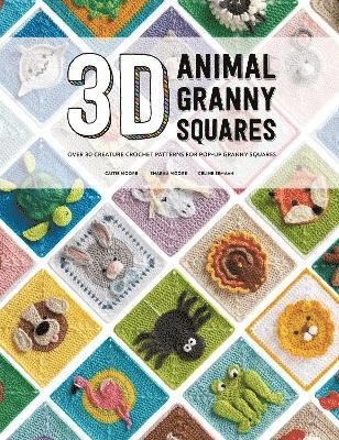 bokomslag 3D Animal Granny Squares