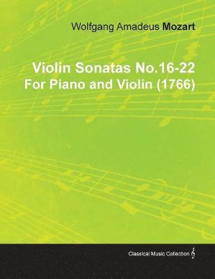 bokomslag Violin Sonatas No.16-22 By Wolfgang Amadeus Mozart For Piano and Violin (1766)