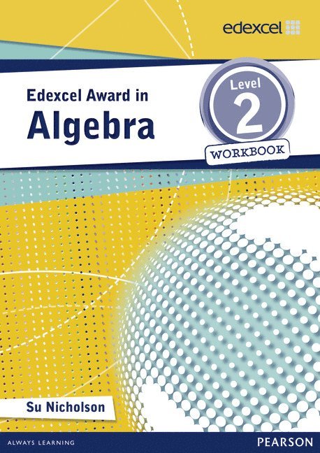 Edexcel Award in Algebra Level 2 Workbook 1