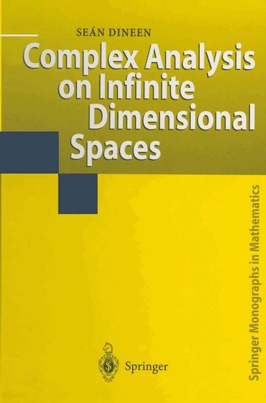 Sean Dineen - Complex Analysis on Infinite Dimensional Spaces, Häftad