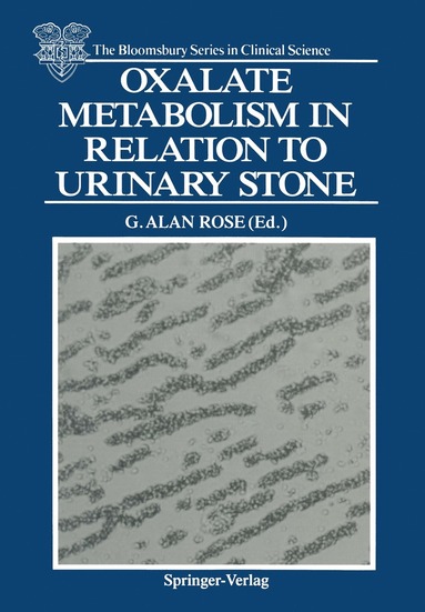 bokomslag Oxalate Metabolism in Relation to Urinary Stone