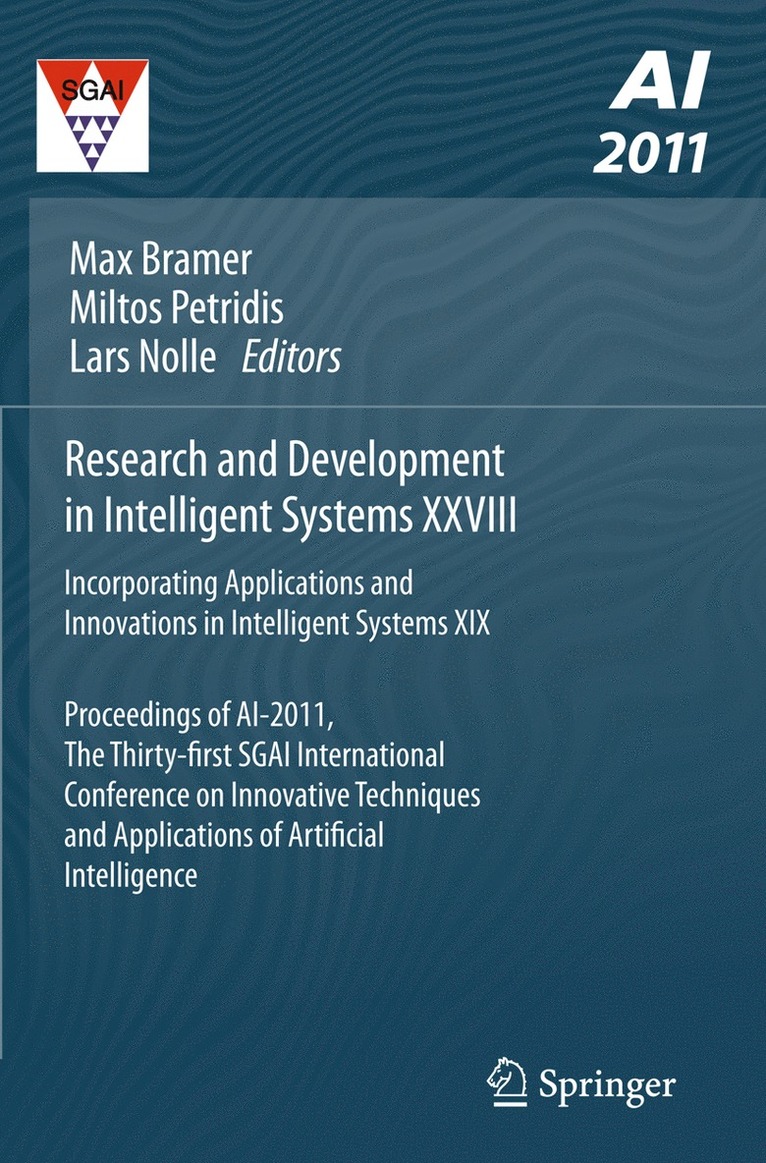 Max Bramer, Miltos Petridis, Lars Nolle - Research and Development in Intelligent Systems XXVIII, Häftad