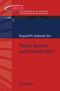 bokomslag Robot Motion and Control 2011