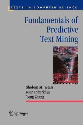 Fundamentals of Predictive Text Mining 1