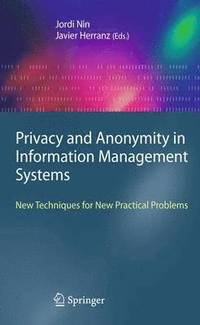 bokomslag Privacy and Anonymity in Information Management Systems