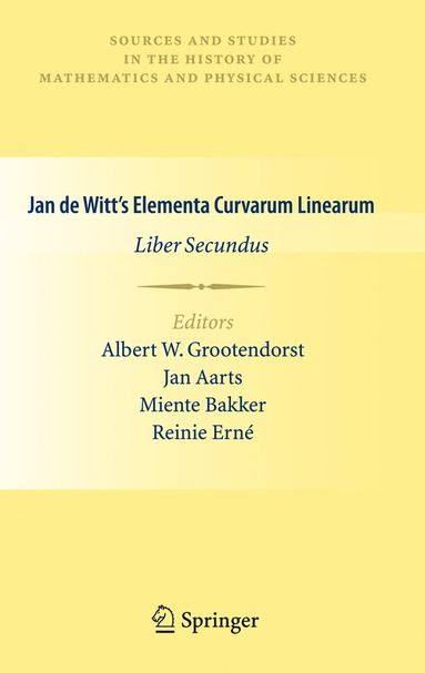 bokomslag Jan de Witts Elementa Curvarum Linearum