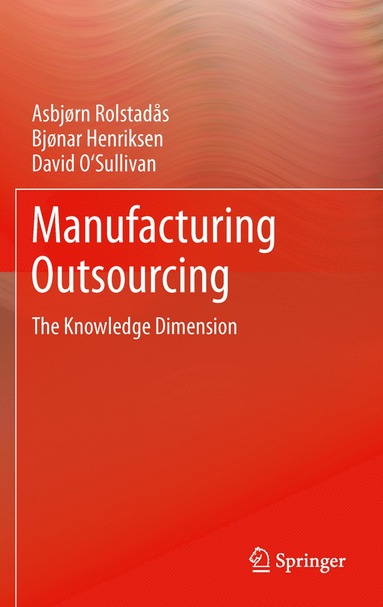 bokomslag Manufacturing Outsourcing