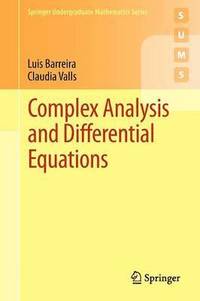 bokomslag Complex Analysis and Differential Equations
