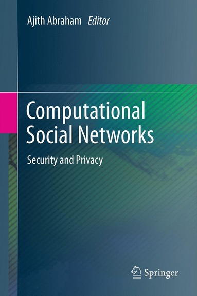 bokomslag Computational Social Networks