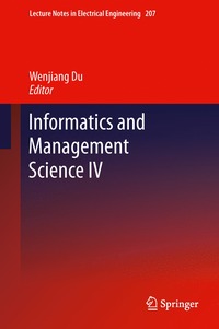 bokomslag Informatics and Management Science IV