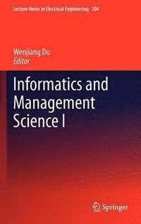 bokomslag Informatics and Management Science I