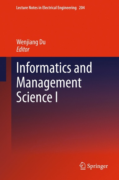 bokomslag Informatics and Management Science I