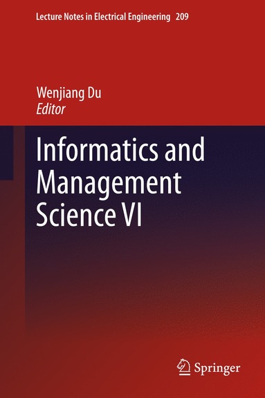 bokomslag Informatics and Management Science VI