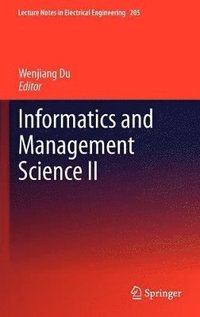 bokomslag Informatics and Management Science II