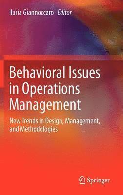 Behavioral Issues in Operations Management 1