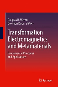 bokomslag Transformation Electromagnetics and Metamaterials