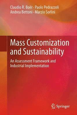 bokomslag Mass Customization and Sustainability