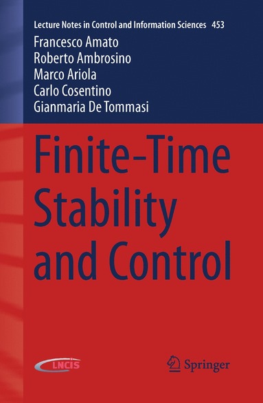 bokomslag Finite-Time Stability and Control