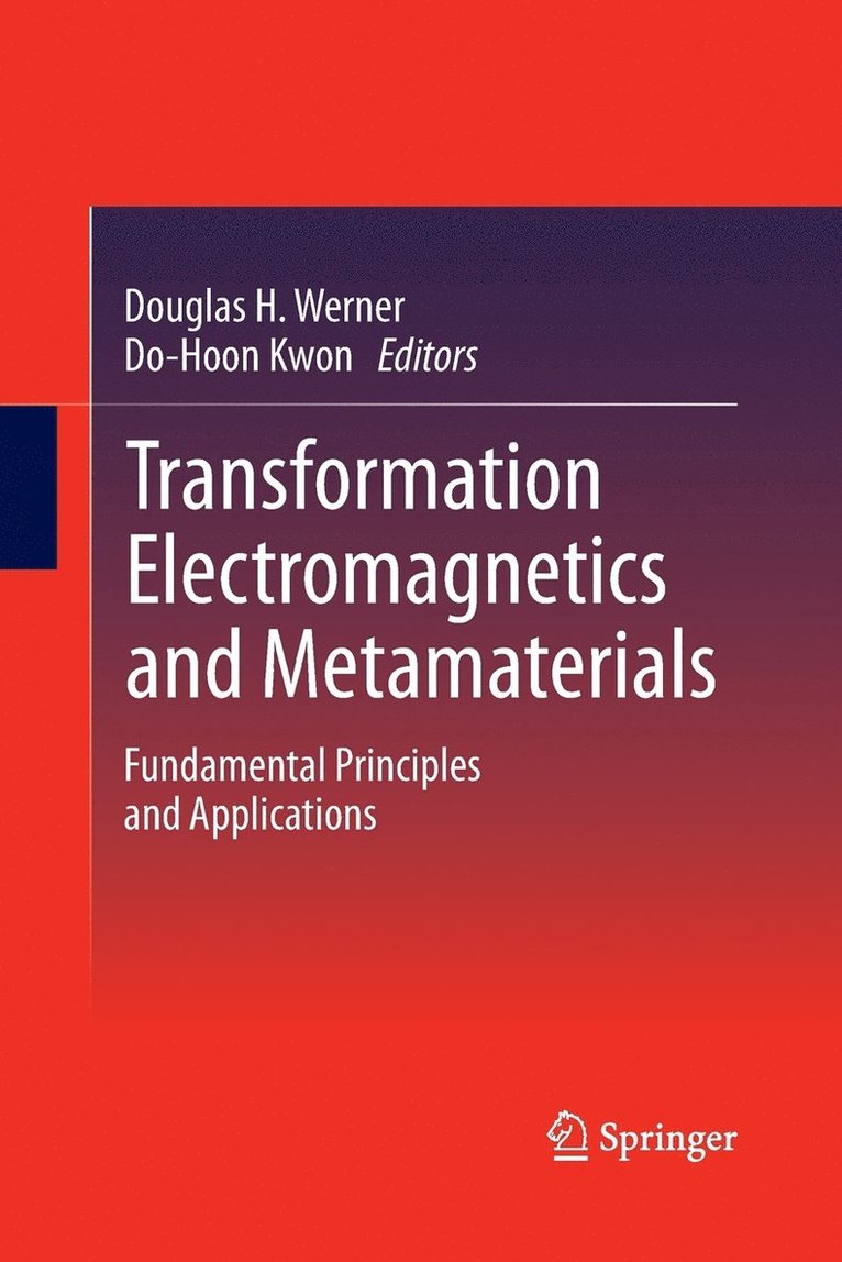 Transformation Electromagnetics and Metamaterials 1