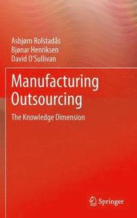 bokomslag Manufacturing Outsourcing