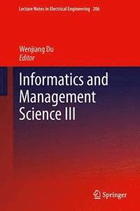 bokomslag Informatics and Management Science III