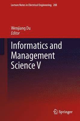 bokomslag Informatics and Management Science V