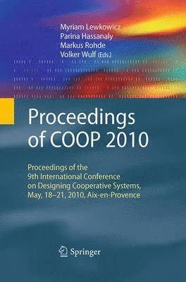 Proceedings of COOP 2010 1